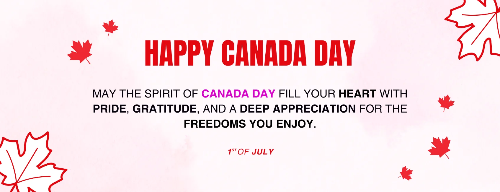Aesthetics Depot CANADA Day Banner AW June 2026 Aesthetics Depot