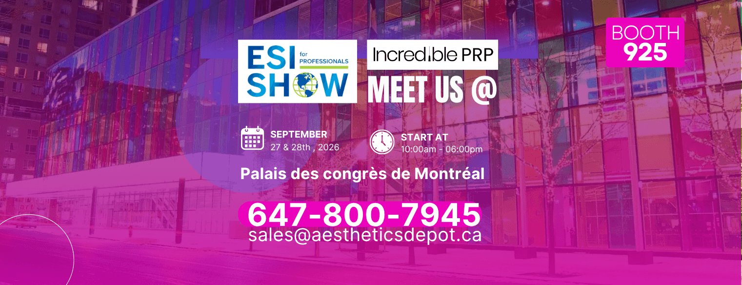 ESI SHOW 2026 Web Banner 2 Aesthetics Depot