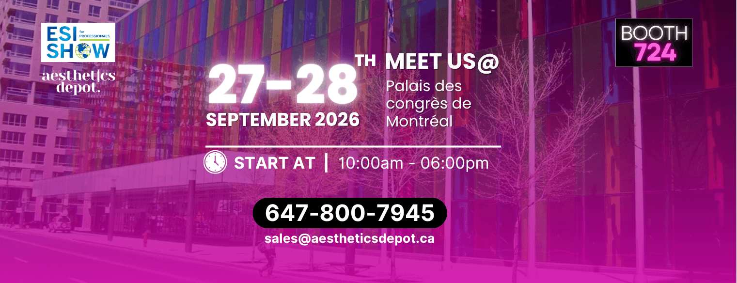 ESI SHOW Montreal 2026 web Aesthetics Depot