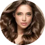 Woman with healthy long hair