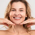 Glowing skin after skin booster treatment